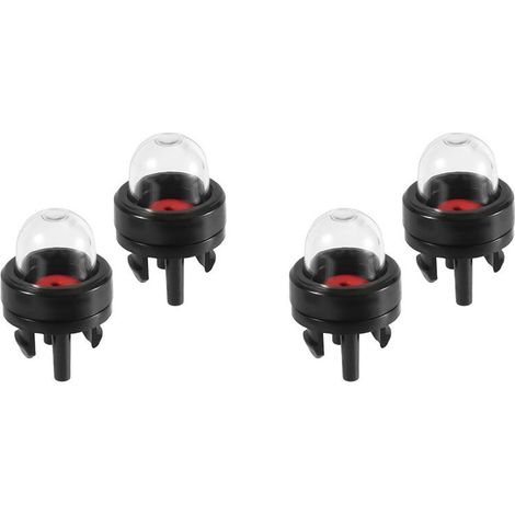 4 bombas de cebado con clip, repuesto de bombilla de cebado para carburador, bombilla de cebado para soplador de cortacésped
