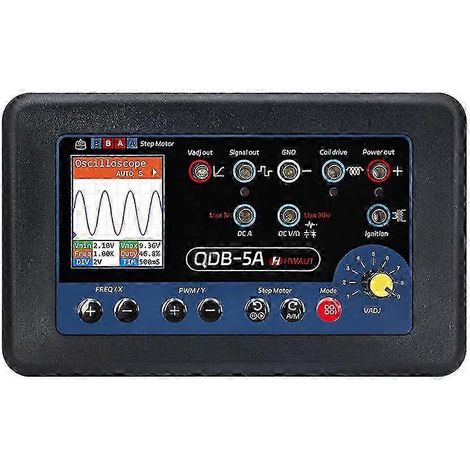Testeur de commande de signal PWM pour bobine d'allumage de moteur pas à pas, oscilloscope et multimètre (1/5)