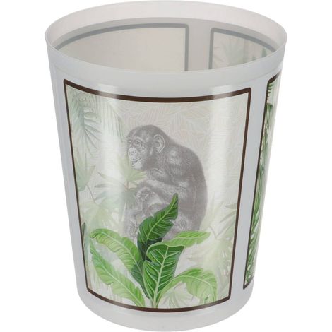 Bedruckter pp abfalleimer 5l - bonobo - Tendance