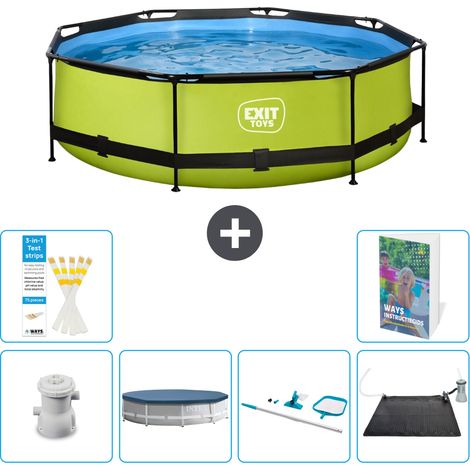 Exit Pool Rund - 300x76 cm - 7-teilig S241