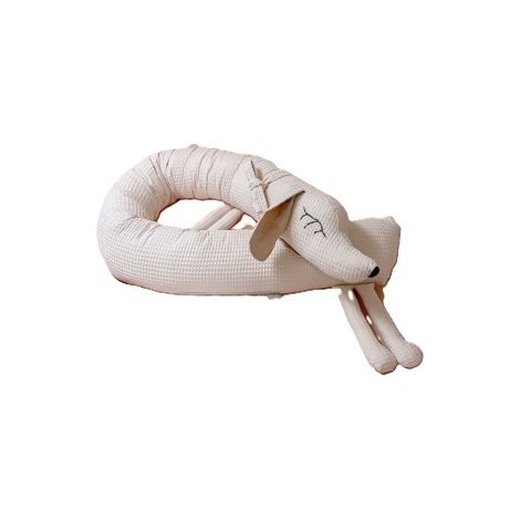 Paracolpi per culla, cuscino decorativo, peluche per cani (beige + caramello) (1/4)