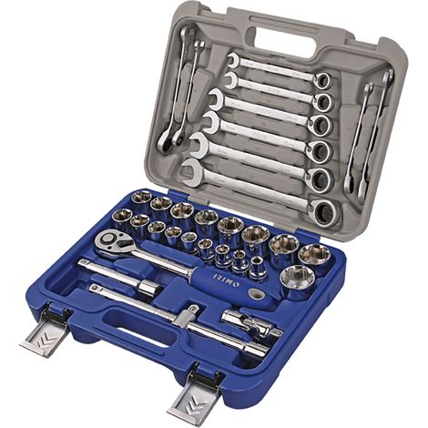 Juego llave vaso y combinada Irimo 12933GW4 33 Piezas