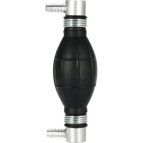 Pompe à carburant manuelle en caoutchouc – Poire d'amorçage pour voitures, motos et bateaux 10 mm (noire) (1/4)
