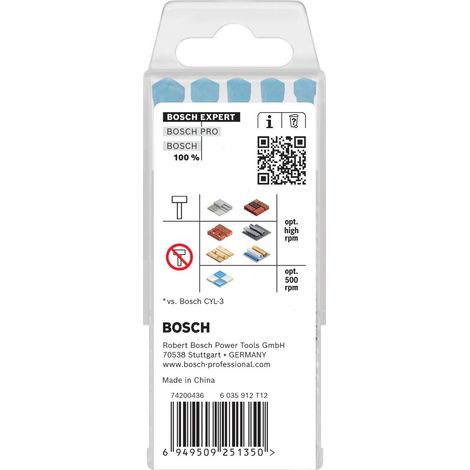 Bosch EXPERT HEX-9 Multi Construction Bohrer-Set D= 5,5 / 6 / 6 / 7 / 8 mm 5-tlg. - 2608902290 (1/5)