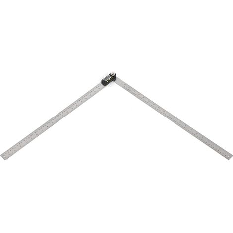 Rapporteur numérique 500mm en acier inoxydable, règle d'angle avec écran LCD, outil de mesure de précision pour menuiserie et bricolage. (1/5)