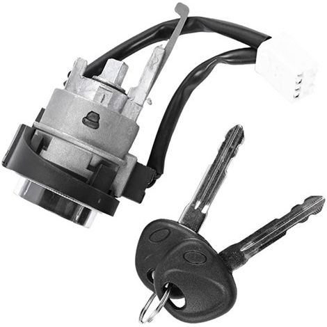 1 set: Colour: Silver + Black Material: Metal 81900-2KA30, 819002KA30 Ignition.