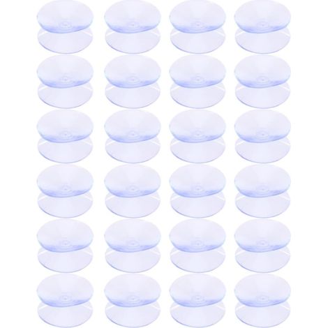 transparents à ventouses double face lot de 24 pour tables (1/5)