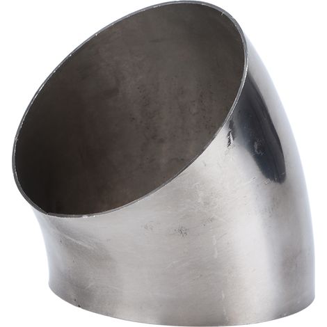 Tuyau d'échappement coudé 45° Turbo, collecteur en acier inoxydable 304, résistant à la corrosion, sortie de descente (1/5)