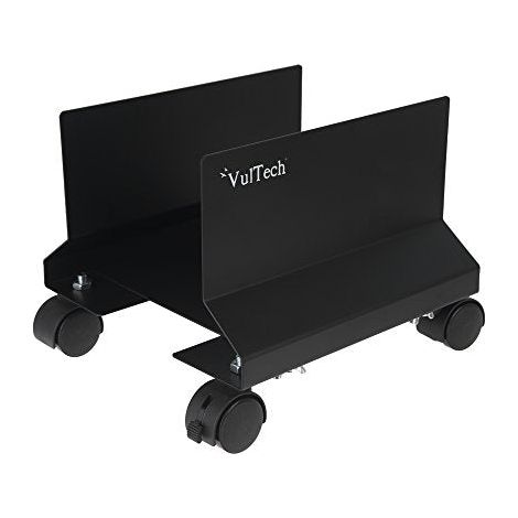 Vultech CP-01 support pour unité centrale Support CPU de chariot Noir (1/3)