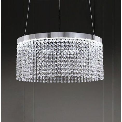 Plafoniera in cristallo Lampadario a LED da soffitto per camera da letto 35W 90V