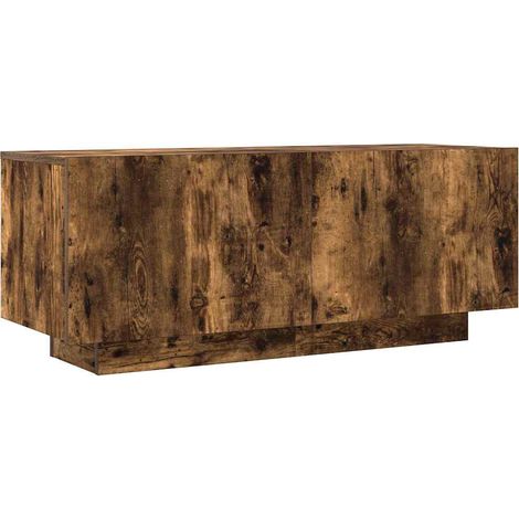 Maison Exclusive - TV-Schrank Räuchereiche 100x35x40 cm Holzwerks (1/5)