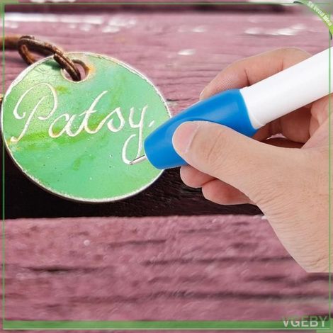 Stylo de gravure - FAFEICY - Mini électrique - Multi-matériaux - 2 embouts (pointu/ronde) - Compact portable (1/5)