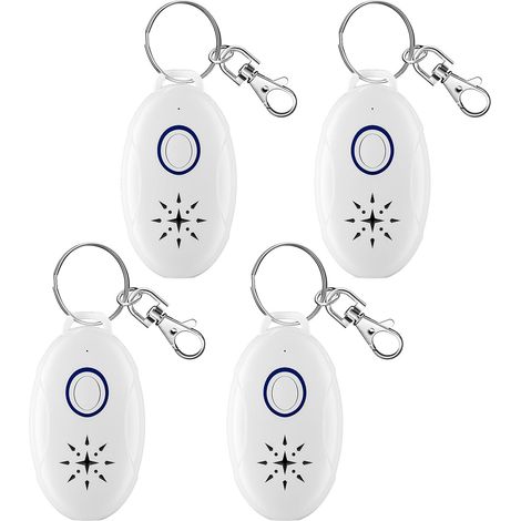 Ultrasonic Repellent 4 Pack - Portable Rechargeable Electronic USB Charging Ultrasonic Mosquito Repellent for Outdoor/Indoor Camping Against Insects, Ants, Spiders (1/5)