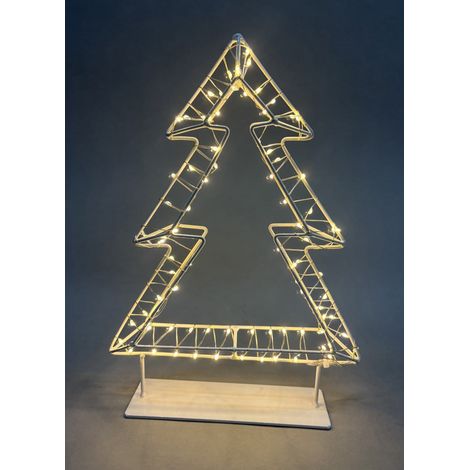 TrendLine LED Baum 28 cm warmweiß Dekofigur