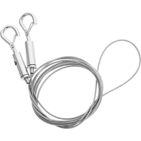 Fil de suspension pour tableau , cordon en acier inoxydable, (1/5)