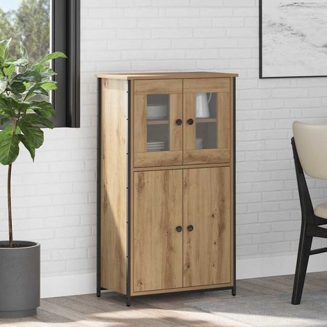 Highboard Artisan-Eiche 62 x 32 x 106,5 cm Holzwerkstoff