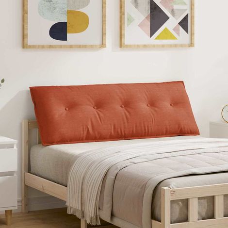Rückenkissen Rot-Orange 140 x 50 cm Cordstoff (1/5)