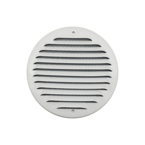 GRIGLIA TONDA DA SOVRAPPORRE IN METALLO CON RETE D. 175 MM Alluminio Bianco (1/3)