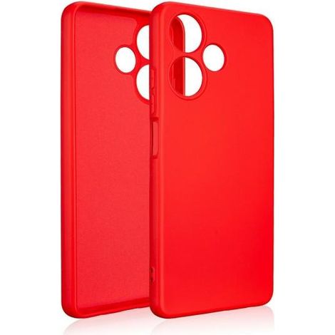 Funda de silicona roja para Infinix Hot 30 Beline (1/3)