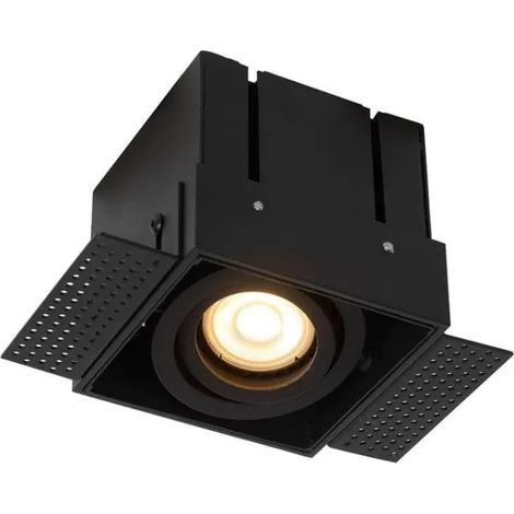 Faretto incasso trimless Lucide TRIMLESS GU10 5W nero