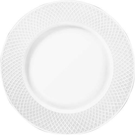 Assiette à dessert en porcelaine Blanc Diamètre 20 cm (1/5)