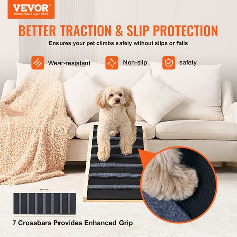 Rampe pour Chien Longueur 1000 mm Rampe Pliable de Voiture Antidérapante pour Chiens de Petite ou Grande Taille Hauteur Réglable 38… (1/5)