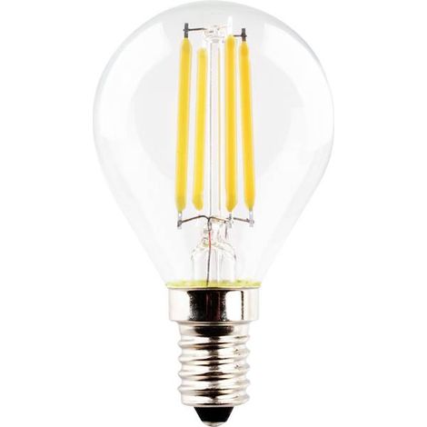 LED (monocolore)  Müller-Licht Retro-Chic 400398  E14 Potenza: 4.5 W  Bianco caldo N/A   5 kWh/1000h