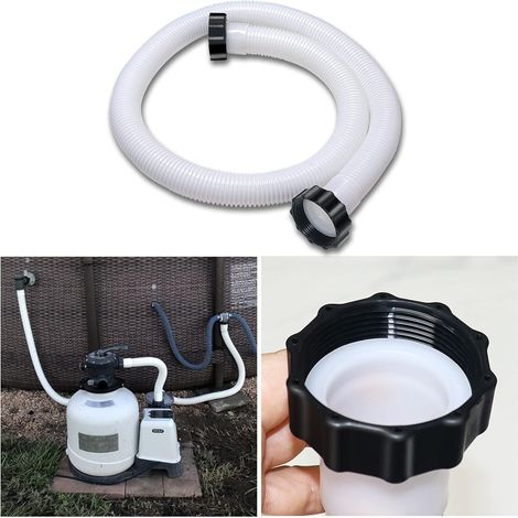 Raccords tuyau piscine 1,5", pompe et filtre sable (1/5)