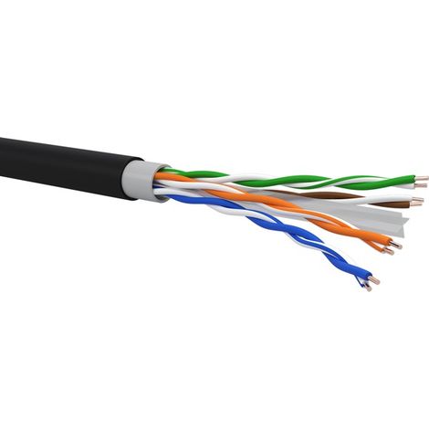 Cavo di rete per esterno Cat6A U/UTP 23AWG 305 metri Hikvision DS-1LN6AUSPE (1/3)