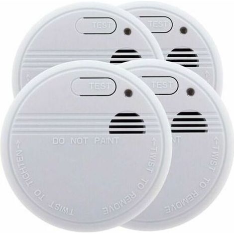 pair Aiperq Plaque aimantée adhésive pour détecteur de fumée, 3 Supports magnétiques Autocollants, Mise en Place sans Perçage ni vis pour Tous Les détecteurs de fumée et alarmes Incendie-Fei Yu (1/3)