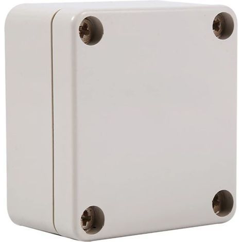 Caja de conexiones, Caja de derivación, Caja eléctrica estanca, Caja de proyecto ABS IP65, Caja de cableado DIY, para equipos eléctricos interiores y exteriores (65 60 35mm) (1/4)