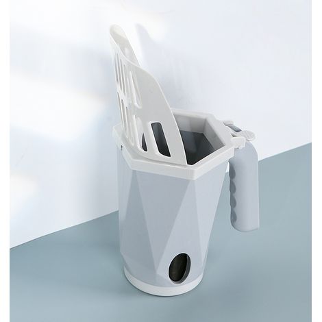 Gray Self-cleaning Cat Litter Scoop Cat Litter Tray Cat Litter Shovel Kitten Toilet Sandbox Pet Shov (1/4)