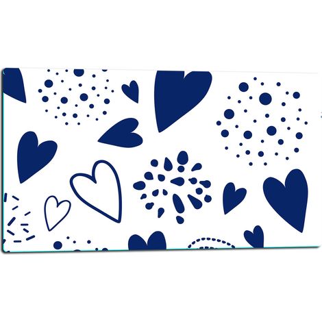 Tagliere di vetro 52x30 cuore