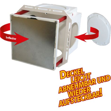 Wandeinbaukasten DN 32- 50 befliesbar