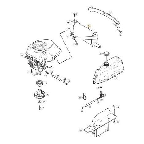 ORIGINAL STIGA PARK KOMPAKTER AUSPUFF – 1134-6622-01