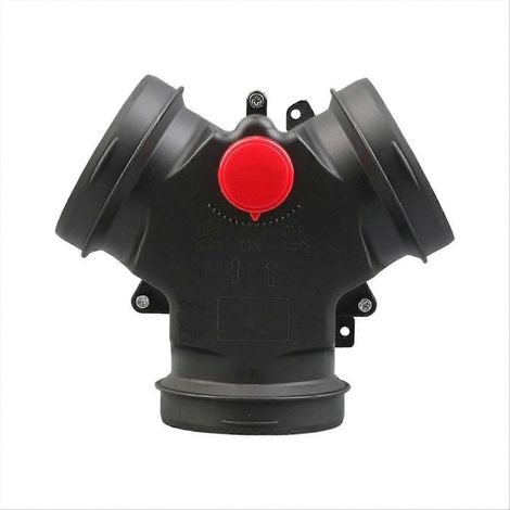 90-mm-Ventilklappe, verstellbarer Luftheizungs-Entlüftungskanal, T-Stück, Verteiler, Rohrverbinder für Auto-T