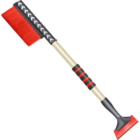 Brosse de Neige détachable hivernale Pelle de Glace, 2 en 1 de la Voiture multifonctionnelle Brosse d'élimination de Neige écran de Glace Extensible et Brosse à Neige kit de Pelle (1/4)