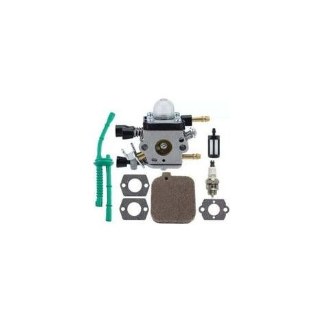 ALLIANDISKit de réglage de carburateur C1Q-S68G pour souffleurs Stihl BG45, BG46, BG55, BG65, BG85, SH55 et SH85, comprenant un joint de filtre à carburant, numéro de pièce remplaçable 4229 120 0606 C (1/4)