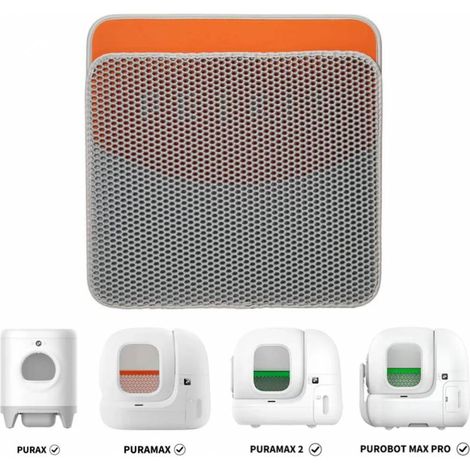 Petkit – Tapis extérieur anti-dérapant pour litière automatique – Dimensions 55 x 55 cm – Matière PP – Waterproof – Récupère litière collée
