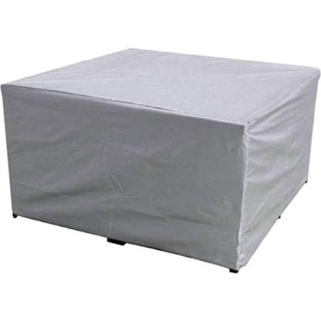 Housse de Protection Jardin 1,6x1,4x1m, Bâche Imperméable Mobilier Extérieur Anti-Pluie Anti-Poussière, Utilisable Toutes Saisons, Personnalisable, Argent (1/5)
