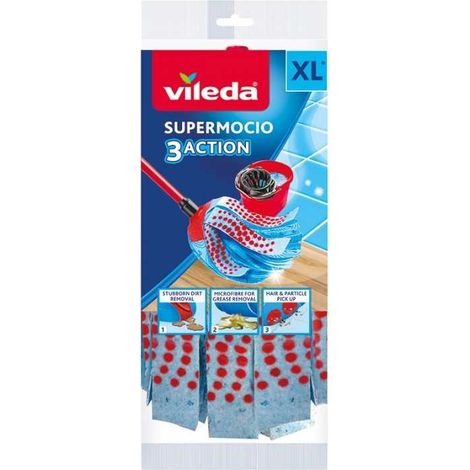 Vileda 3Action Velour XL Mop Einsatz