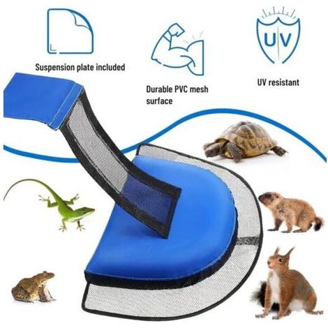 Rampe d'Évacuation pour Piscine, Rampe de Sauvetage Piscine Animaux, Piscine Gonflable Rampe d'Évasion, Gonflable Rampe d'Évasion de Sauvetage, Sauvetage Grenouille Canard Tamia Autres Ani