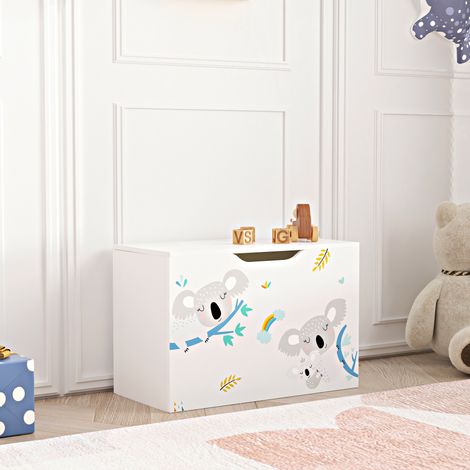Baule 'Oleiros' per Giocattoli Cassapanca per Cameretta - Decorazione Koala [en.casa]