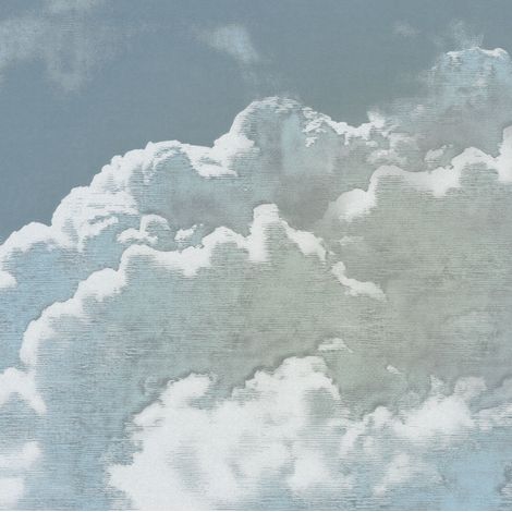 Papier peint panoramique romantique Nuages Vintage (1/5)