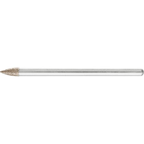 PFERD TOOLS CBN-Schleifst. Spitzbog.Ø 3x7 mm Schaft-Ø 3 mm B126 (mit.) z. Gravur/Schleifen kl. Öffnungen