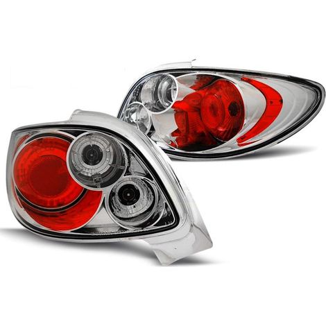 Paire de feux arriere Peugeot 206cc 98-06 chrome-27336221