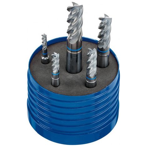 Set fraises D6527L VHM INOX S.4 6 8 10 12mm Maykestag (1/5)