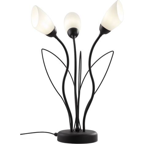 Lampada da tavolo GLORIOSA nera opaca 3xG9 14W Jupiter (1/5)
