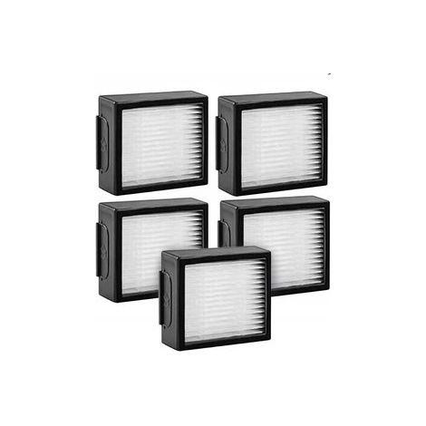 Filtro HEPA de repuesto de 4 piezas apto para aspiradoras robot iRobot Roomba i3, i3+, Roomba compatibles series Roomba E, HEPA eficiencia (1/5)