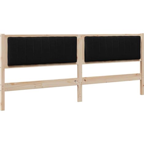Maison Exclusive - Cabecero tapizado Marrón 200 cm Madera de pino (1/5)